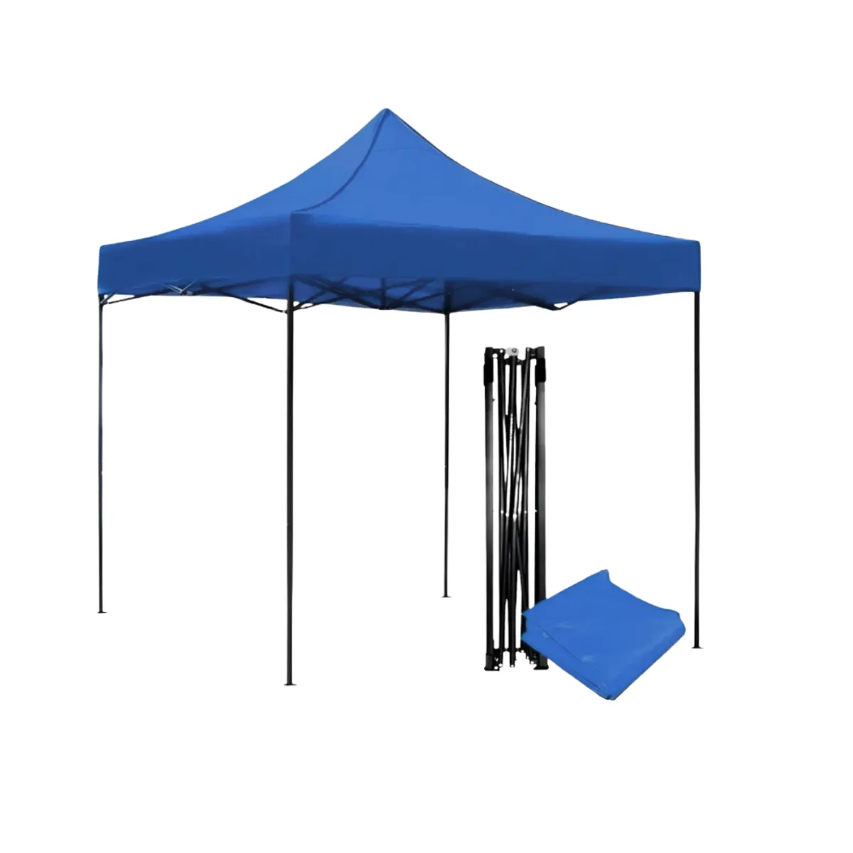 Toldo Plegable 3x3 metros Lona Azulino 3 metros de Alto, marca GENERICO - Foto Principal