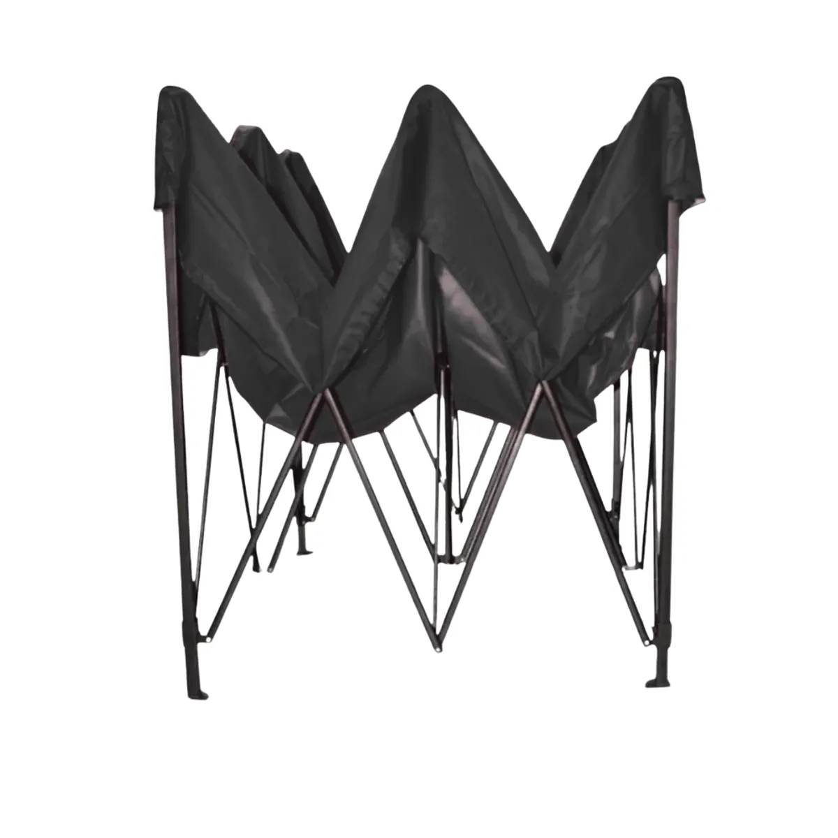 Toldo Plegable 3x3 metros Lona Negro 3 metros de Alto, marca GENERICO - Foto 2