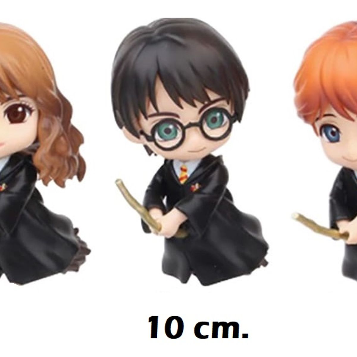 GENERICO - SET HARRY POTTER HERMIONE RON - 3 UNID