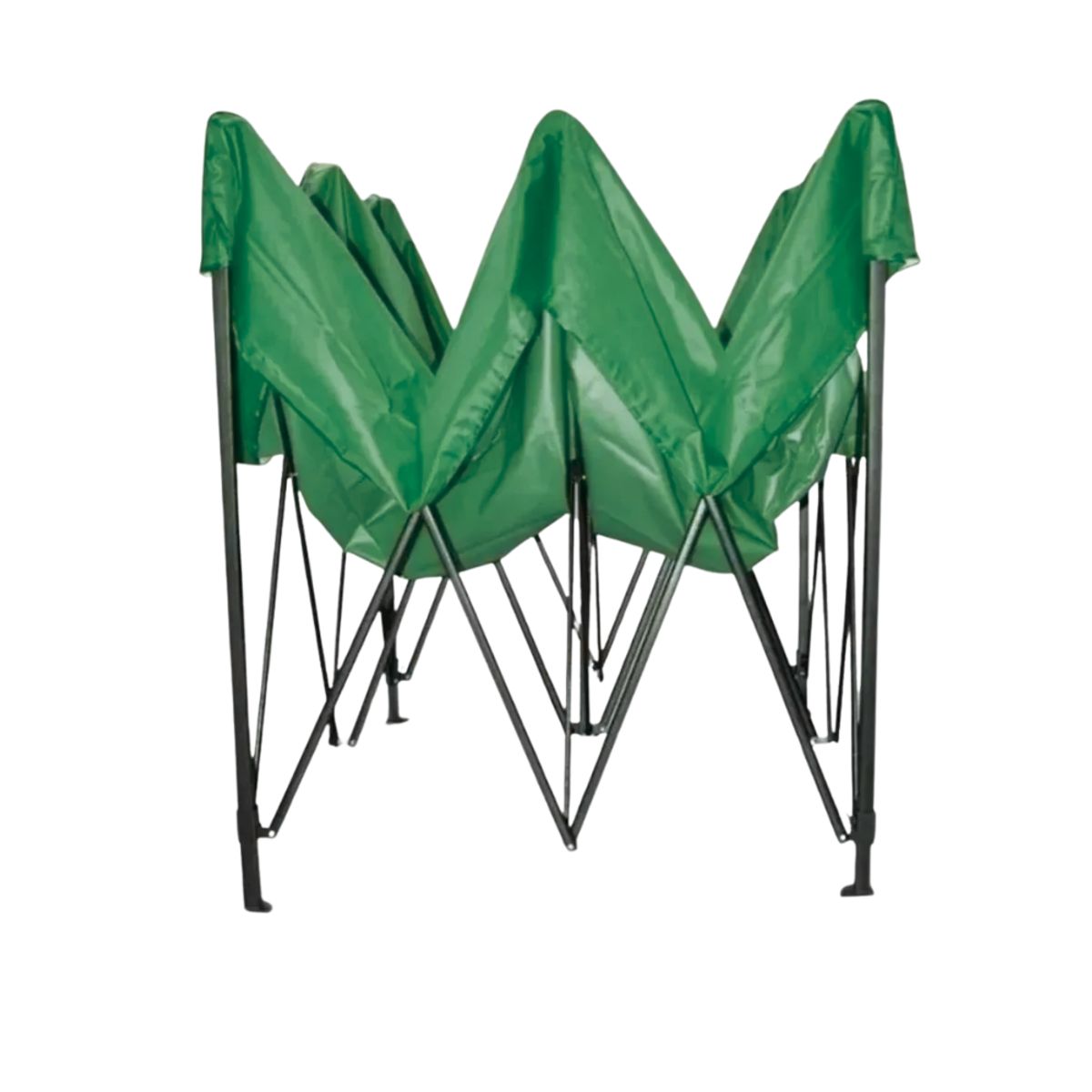 GENERICO - Toldo Plegable 3x3 metros Lona Verde 3 metros de Alto