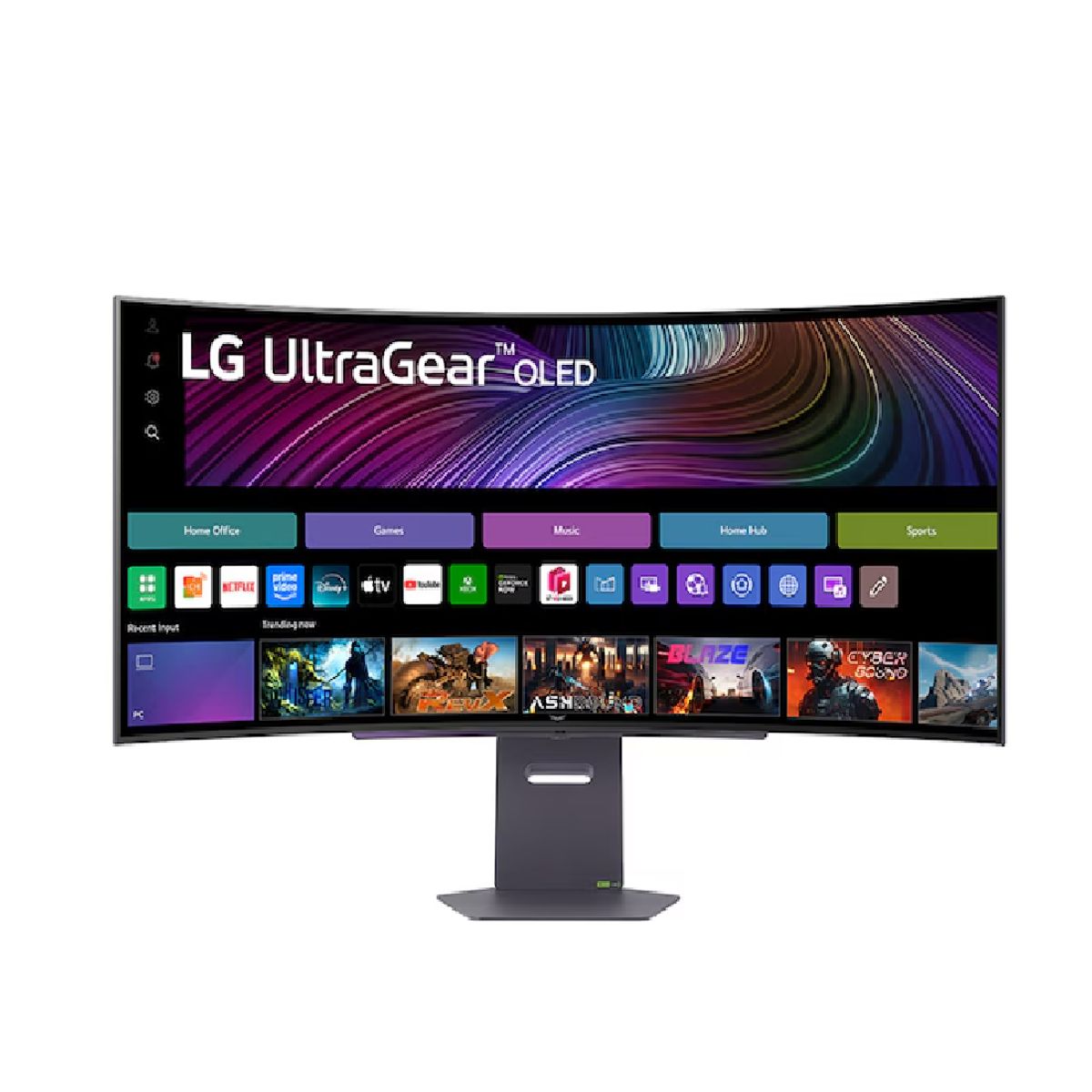 LG - Monitor Gaming LG UltraGear OLED 45GX90SA-B Curvo WQHD 0.03ms 240Hz