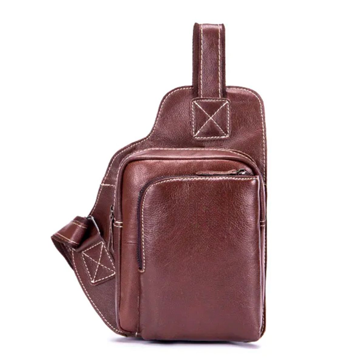 GENERICO - PECHERA CUERO GENUINO CROSSBODY VINTAGE XB56790
