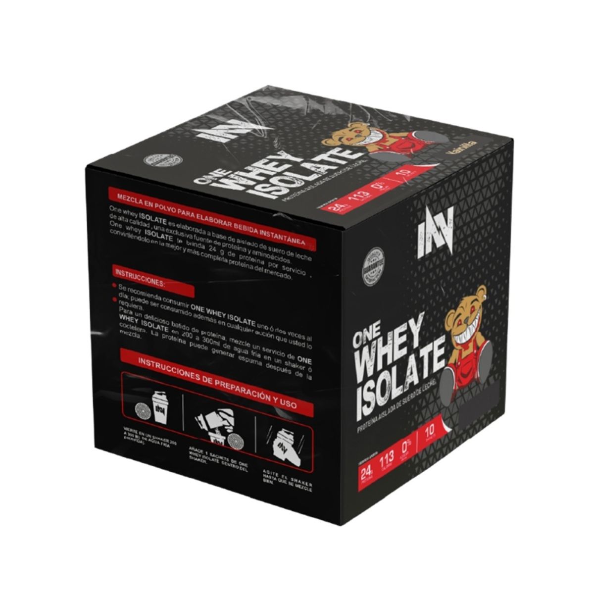INN INNOVATE NUTRITION - PROTEÍNA ISOLATADA ONE WHEY ISOLATE CAJA 10 UNIDADES CHOCOLATE