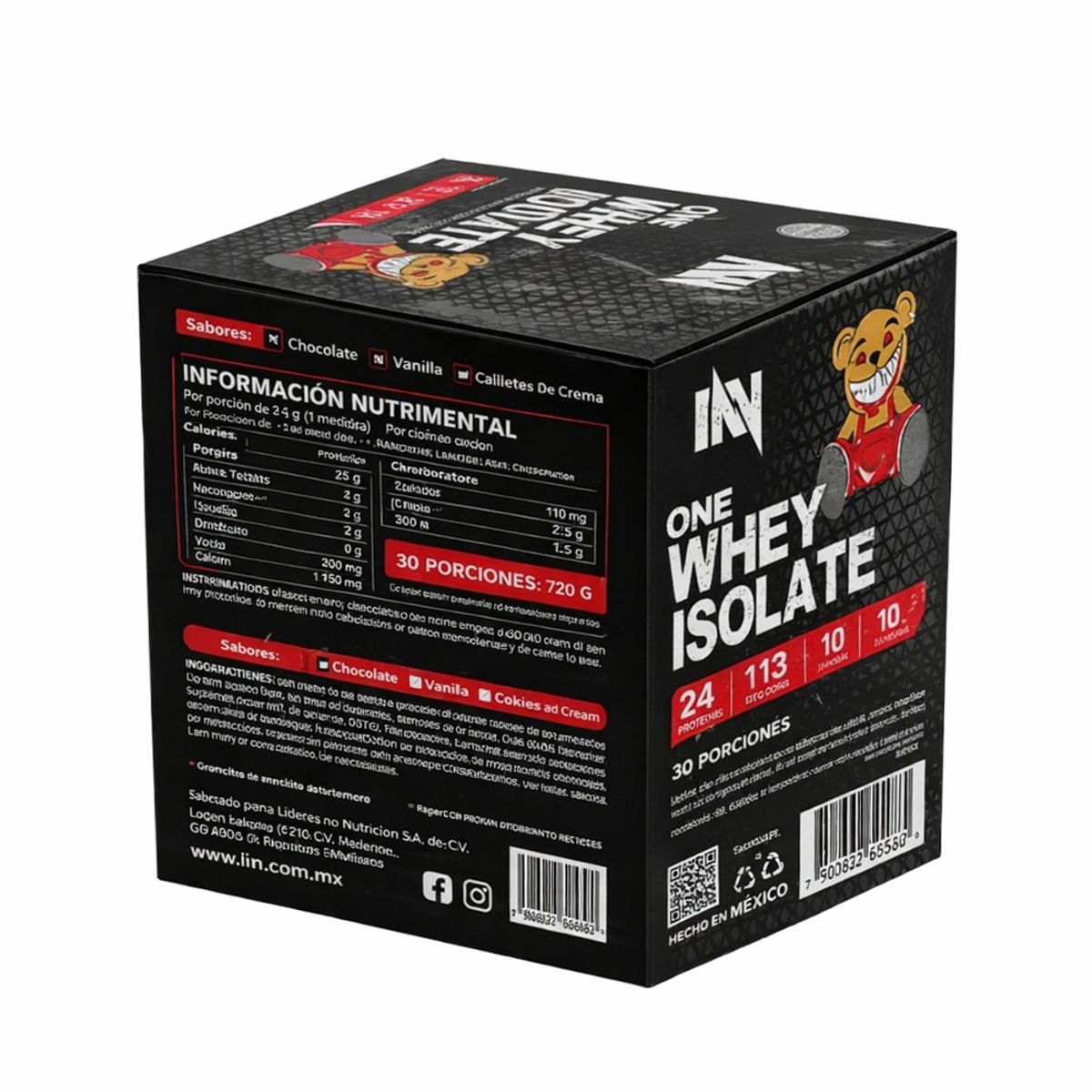 INN INNOVATE NUTRITION - PROTEÍNA ISOLATADA ONE WHEY ISOLATE CAJA 10 UNIDADES CHOCOLATE