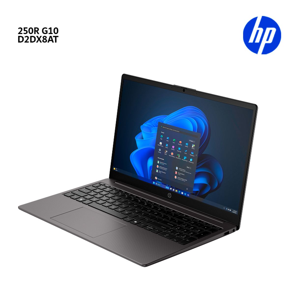 HP - Laptop HP 250R Intel Core 7-150U Ran 16Gb DDR5 / Ssd 512GB / Pantalla 15.6 HD Led - D2DX8AT