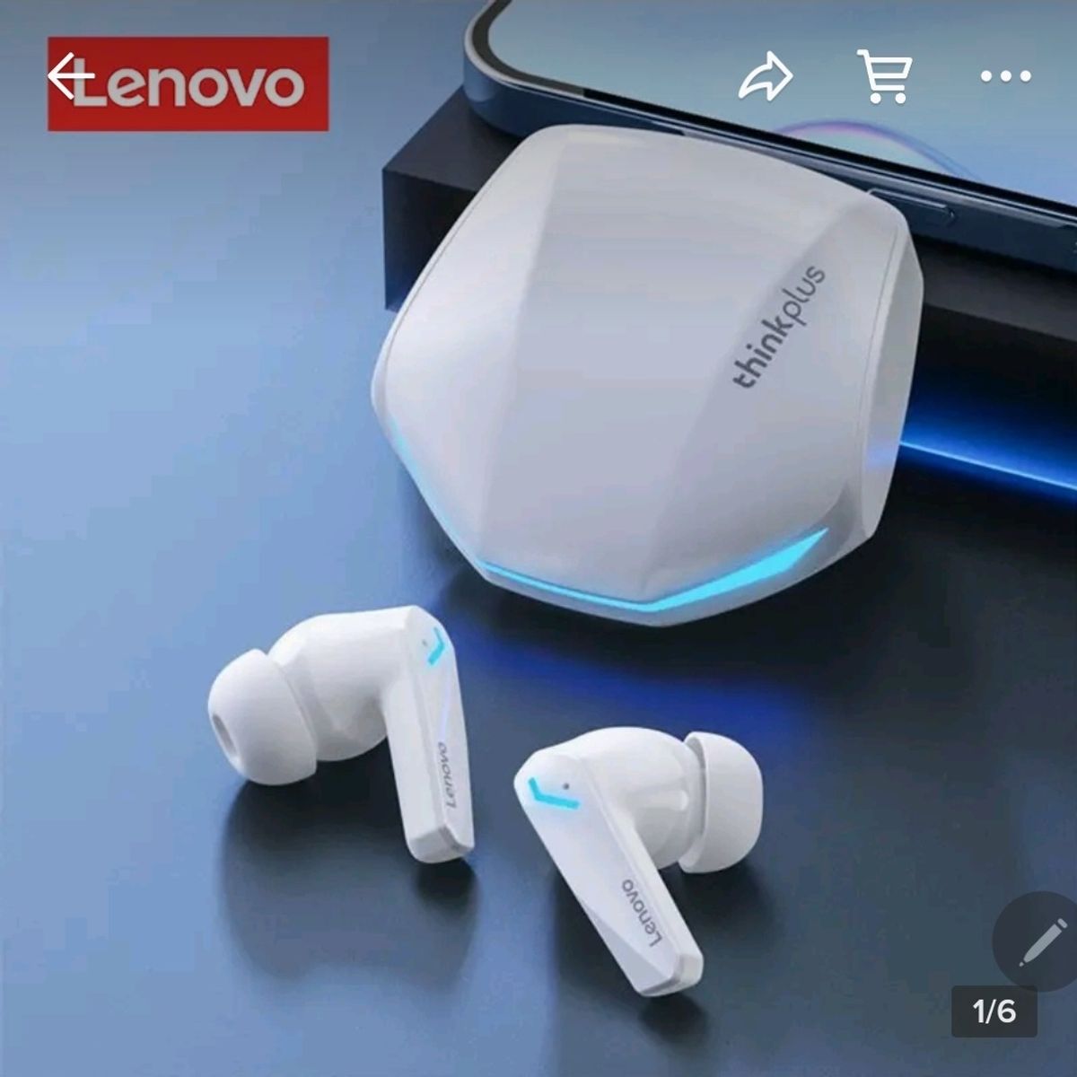 LENOVO - Audífono Bluetooth Lenovo GM2 Pro 5.3 Gamer