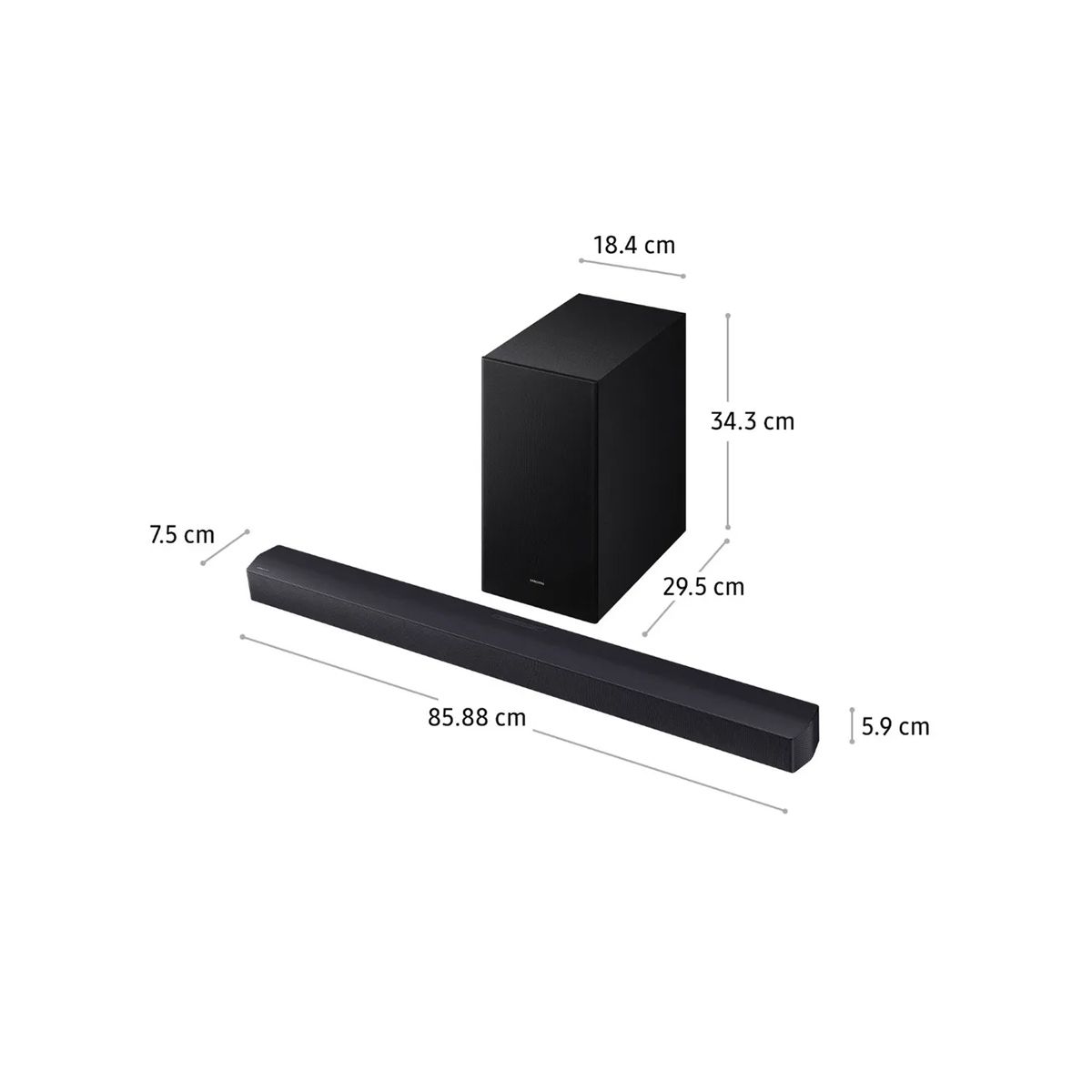 SAMSUNG - Soundbar Samsung Serie B 2.1 Ch. B450F
