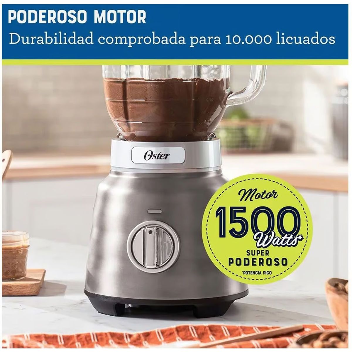 OSTER - Licuadora Pro Max Reversible BLSTPBRGR de 2 Caballos