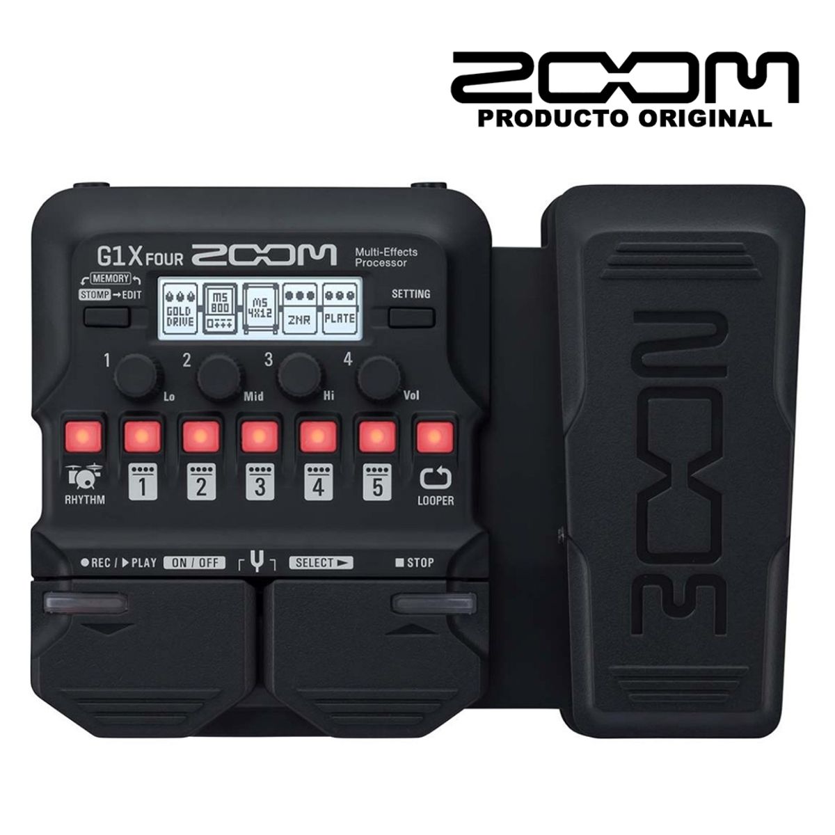 ZOOM - Zoom G1x Four - Pedalera Multiefectos para Guitarra Electrica