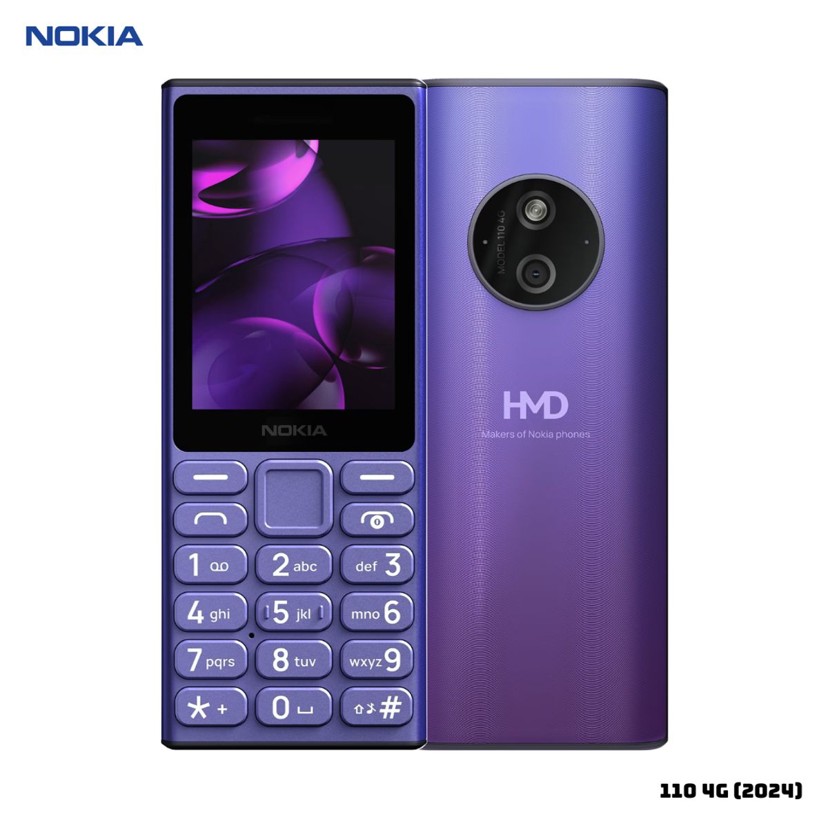 NOKIA - CELULAR BASICO NOKIA 110 4G 2024 DUAL SIM - AZUL