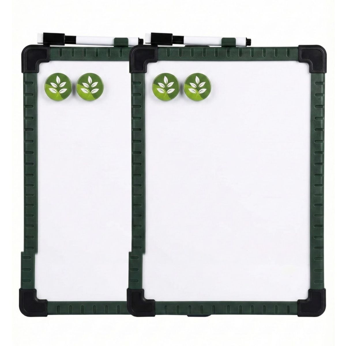IMPORTADO MC - Set x2 Pizarra acrílica blanca  30 x 20 cm con plumón y 2 motas