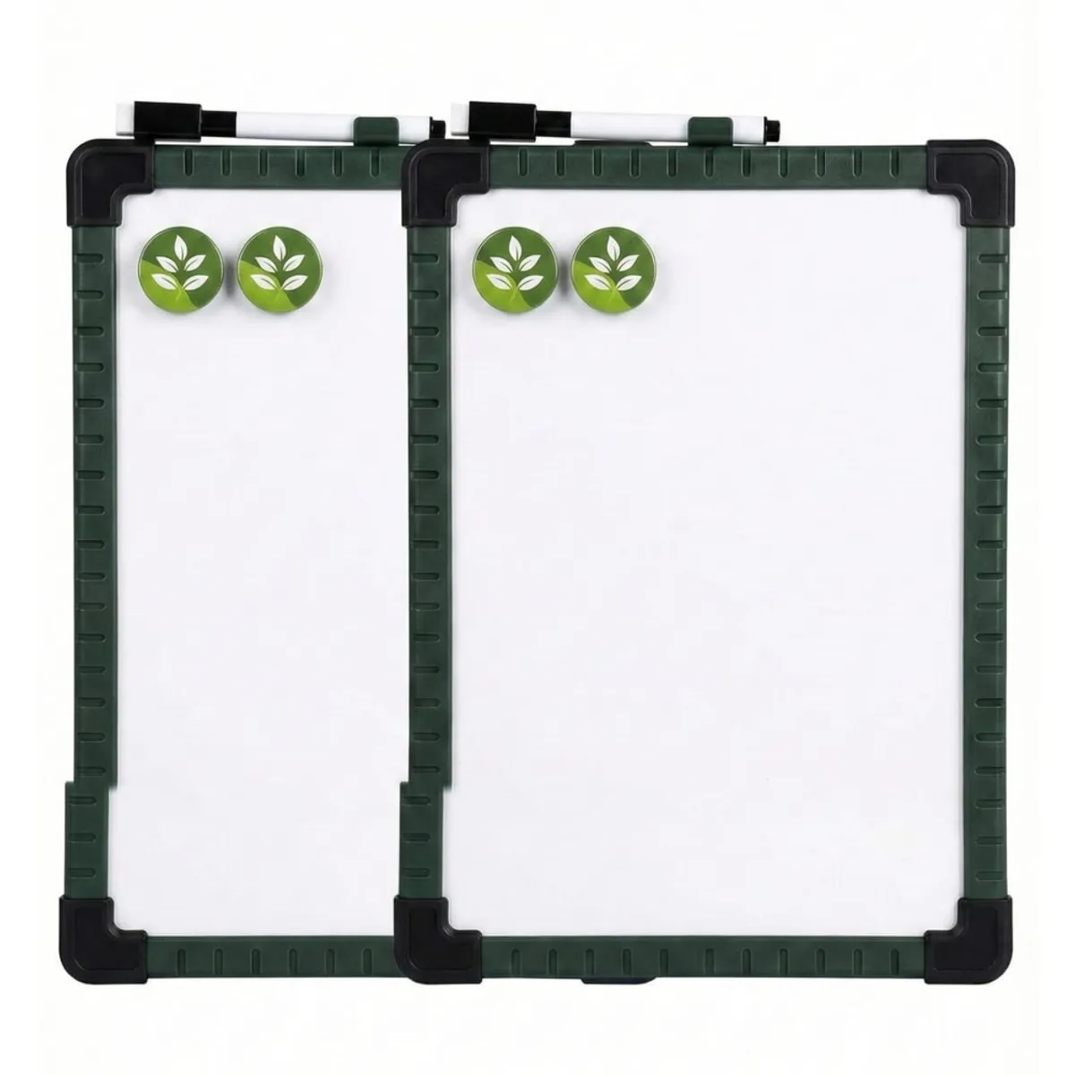 IMPORTADO MC - Set x2 Pizarra acrílica blanca  30 x 20 cm con plumón y 2 motas