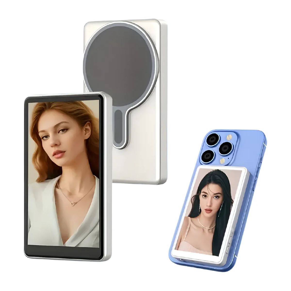 OEM - Pantalla Selfie Magnética Para Celular IPhone Android
