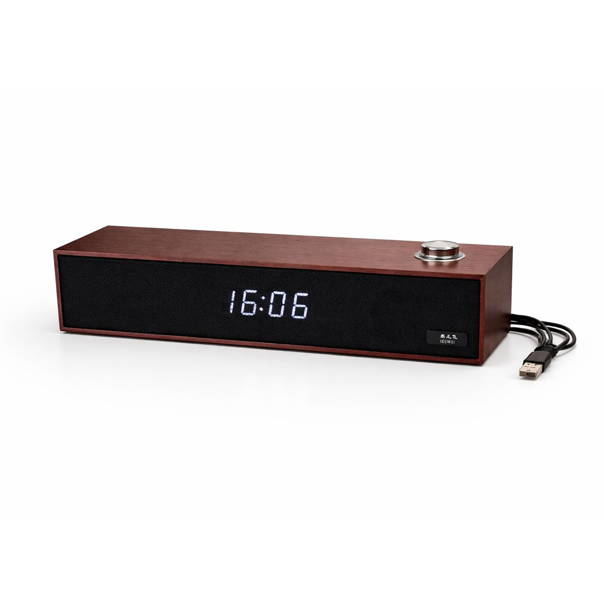 Altavoz Bluetooth Vintage Tipo Madera 37cm Soundbar Para PC Y Oficina, marca GENERICO - Foto Principal