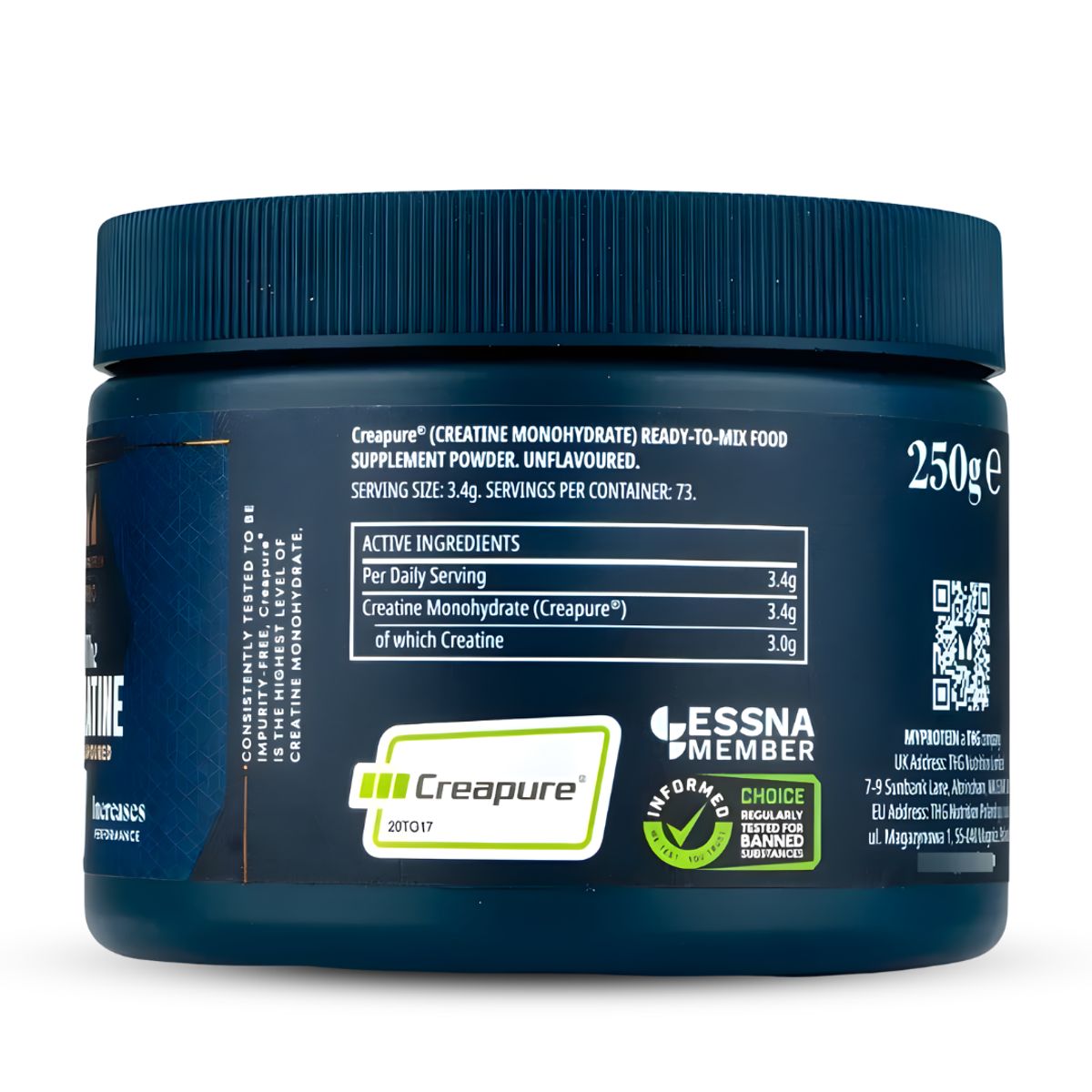 Myprotein - Creapure Myprotein 250 g - Creatina Monohidratada - 73 Servicios