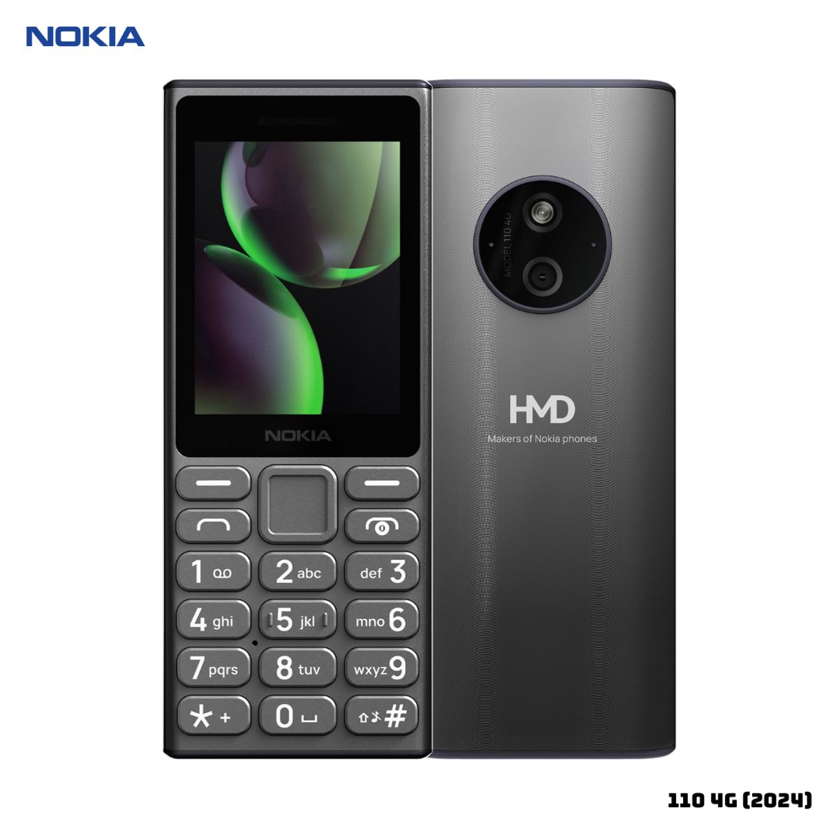 NOKIA - CELULAR BASICO NOKIA 110 4G 2024 DUAL SIM - TITANIO