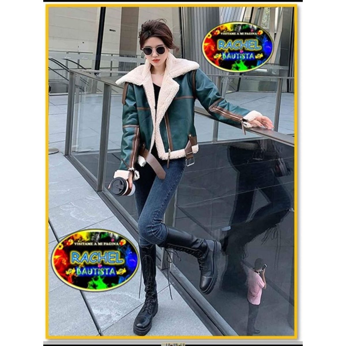 MODA BY ATHENA - Casaca Abrigo para Mujer Moda