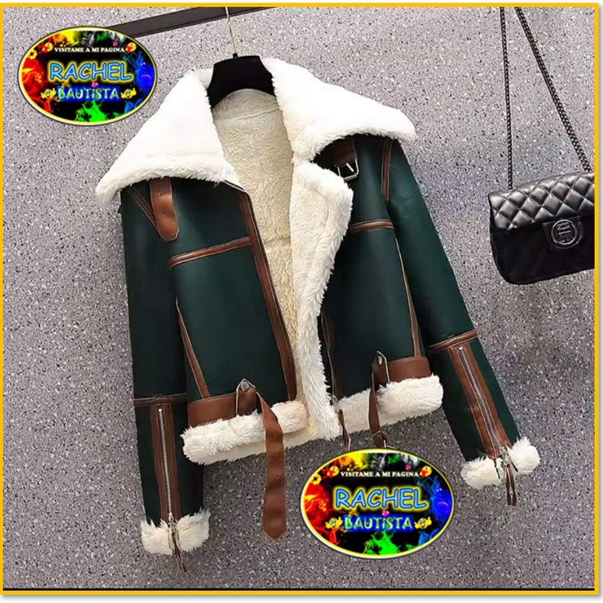 MODA BY ATHENA - Casaca Abrigo para Mujer Moda