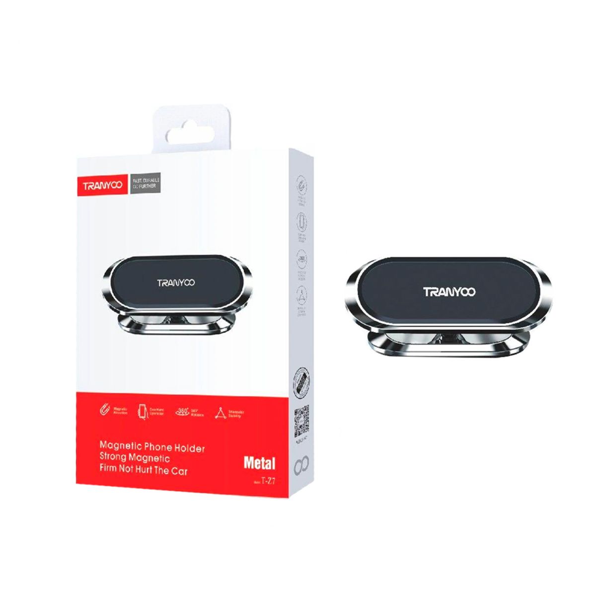 TRANYOO - Soporte para Celular con Imán de Alta Potencia Escritorio Auto Mesa Oficina