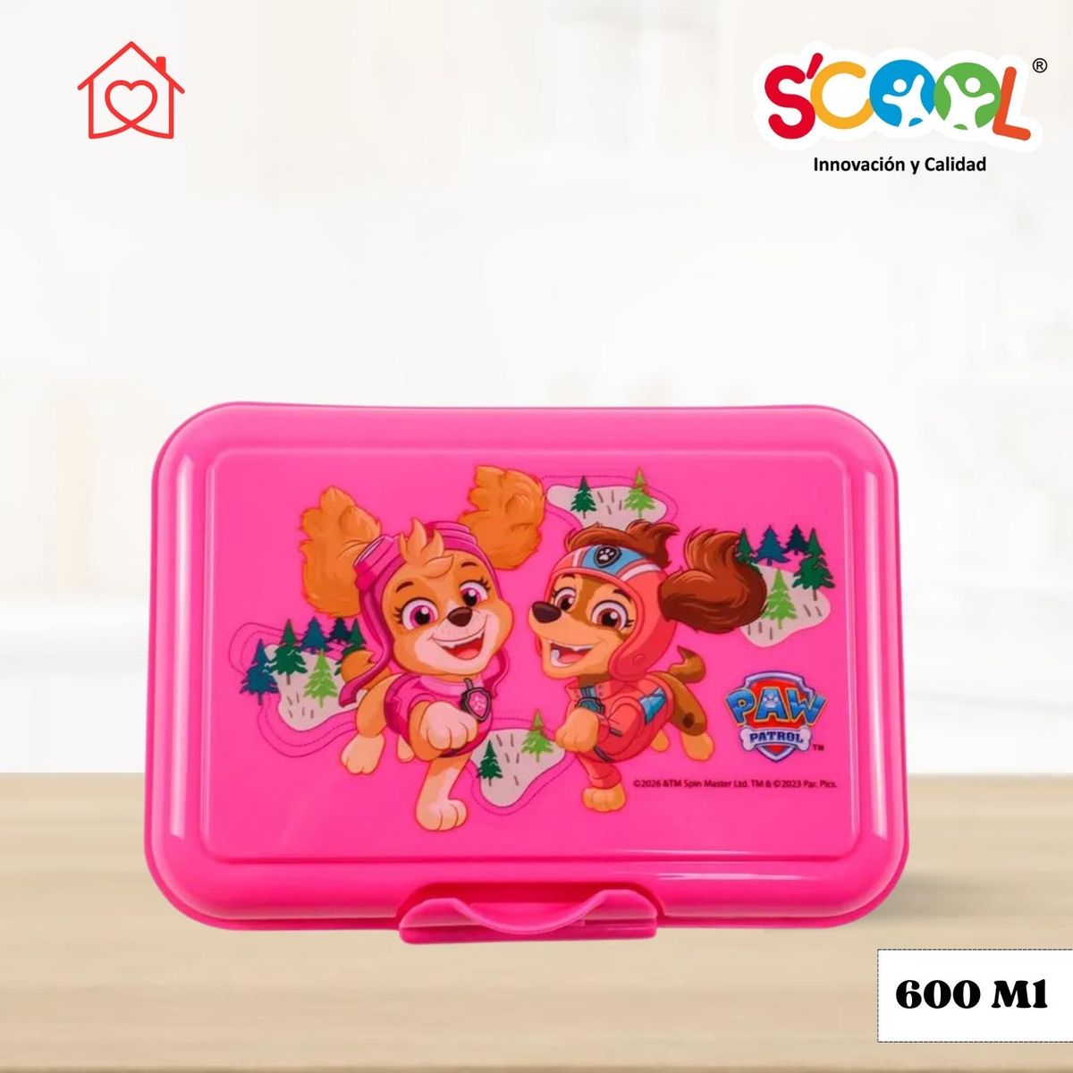 SCOOL - Taper para Nina Paw Patrol 600 ml
