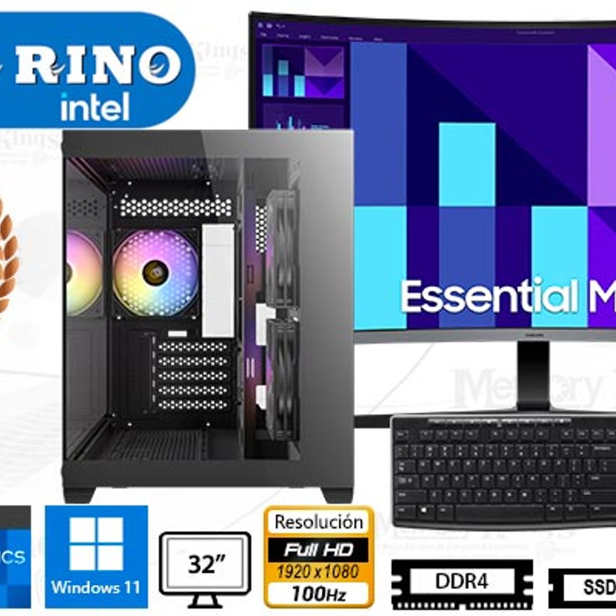 INTEL - Computadora Core i5-12600K CX600M 16GB 512GB 32 Windows 11