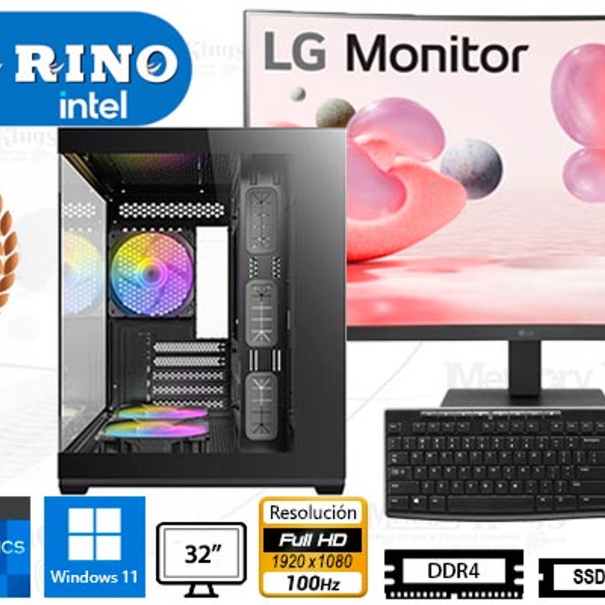 INTEL - Computadora Core i5-12600K CX60M 16GB 512GB 32 Windows 11