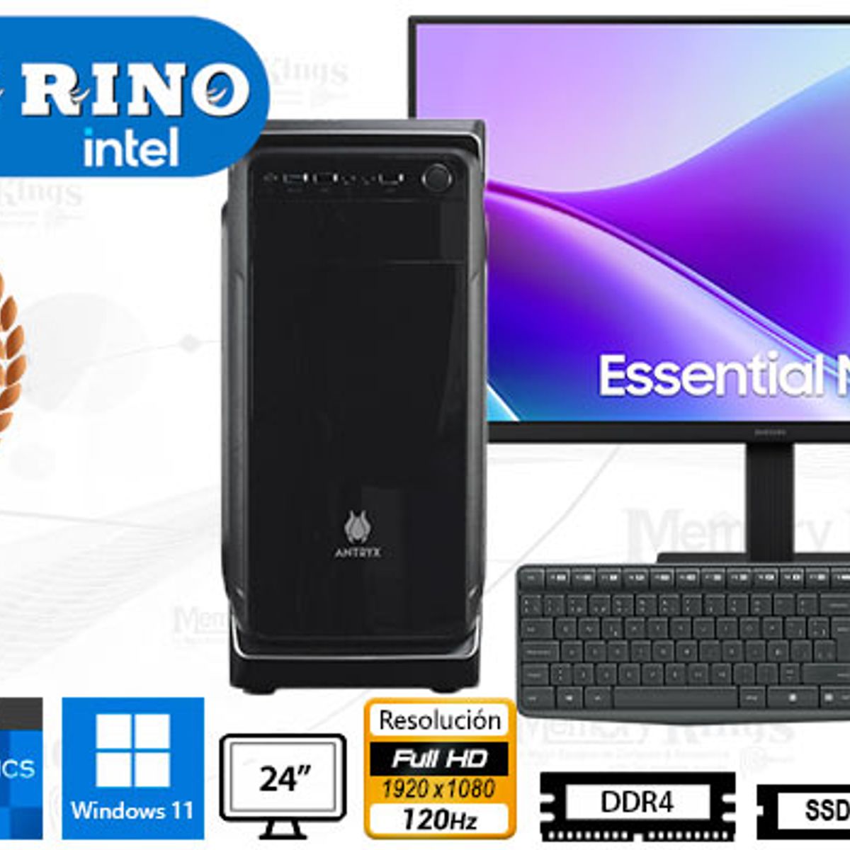 INTEL - Computadora Core i5-12600K Xtreme E230 Plus 16GB 512GB 24 Windows 11