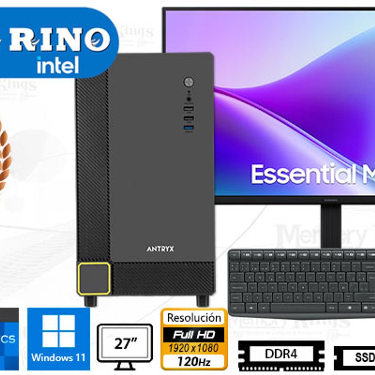 INTEL - Computadora Core i5-12600K Xtreme XM-420 16GB 512GB 27 Windows 11