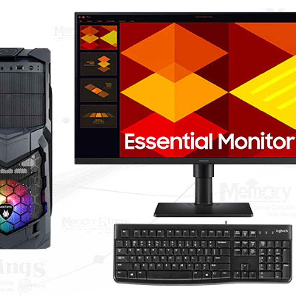 AMD - Computadora Ryzen 3 5300G Elegant 670 16GB 512GB 27 Radeon Windows 11