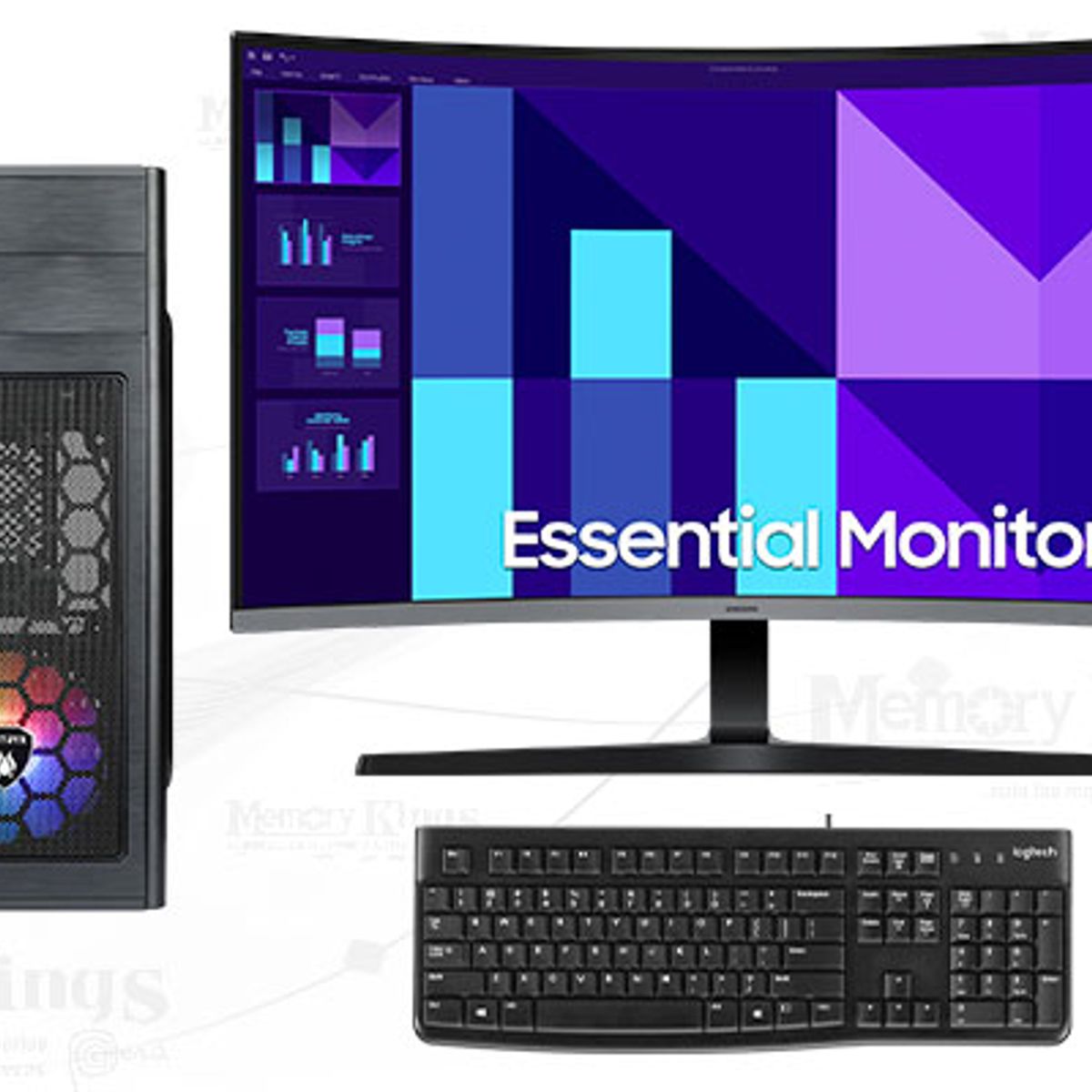 AMD - Computadora Ryzen 3 5300G Elegant 680 16GB 512GB 32 Radeon Windows 11