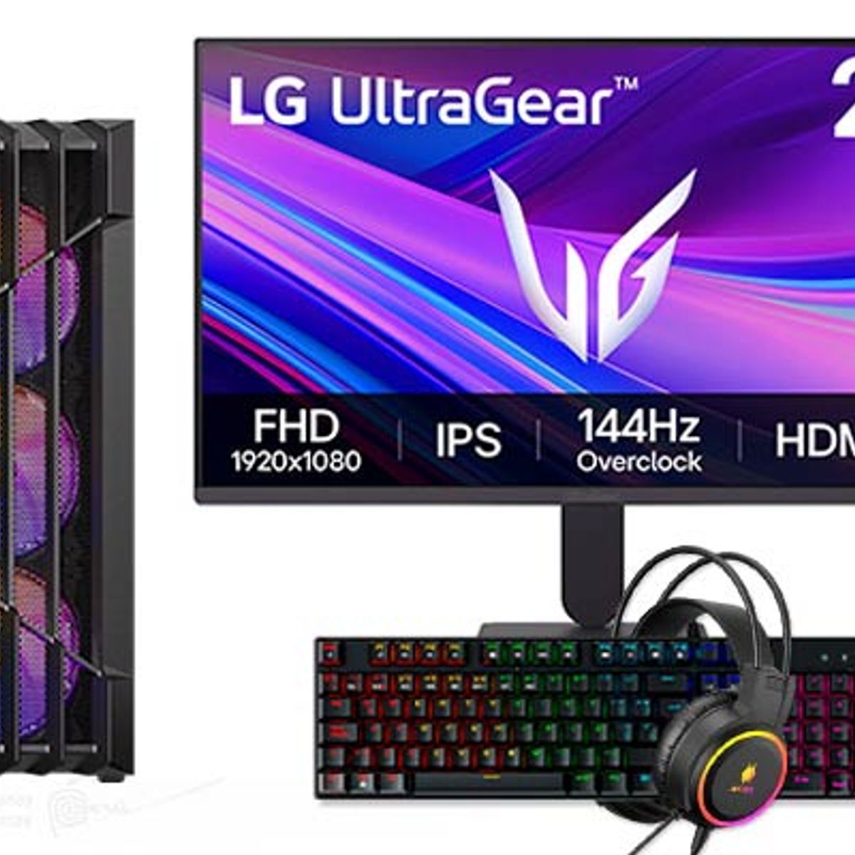 AMD - Computadora Ryzen 5 8400F AX63 16GB 512GB 24 RTX 3050 Windows 11