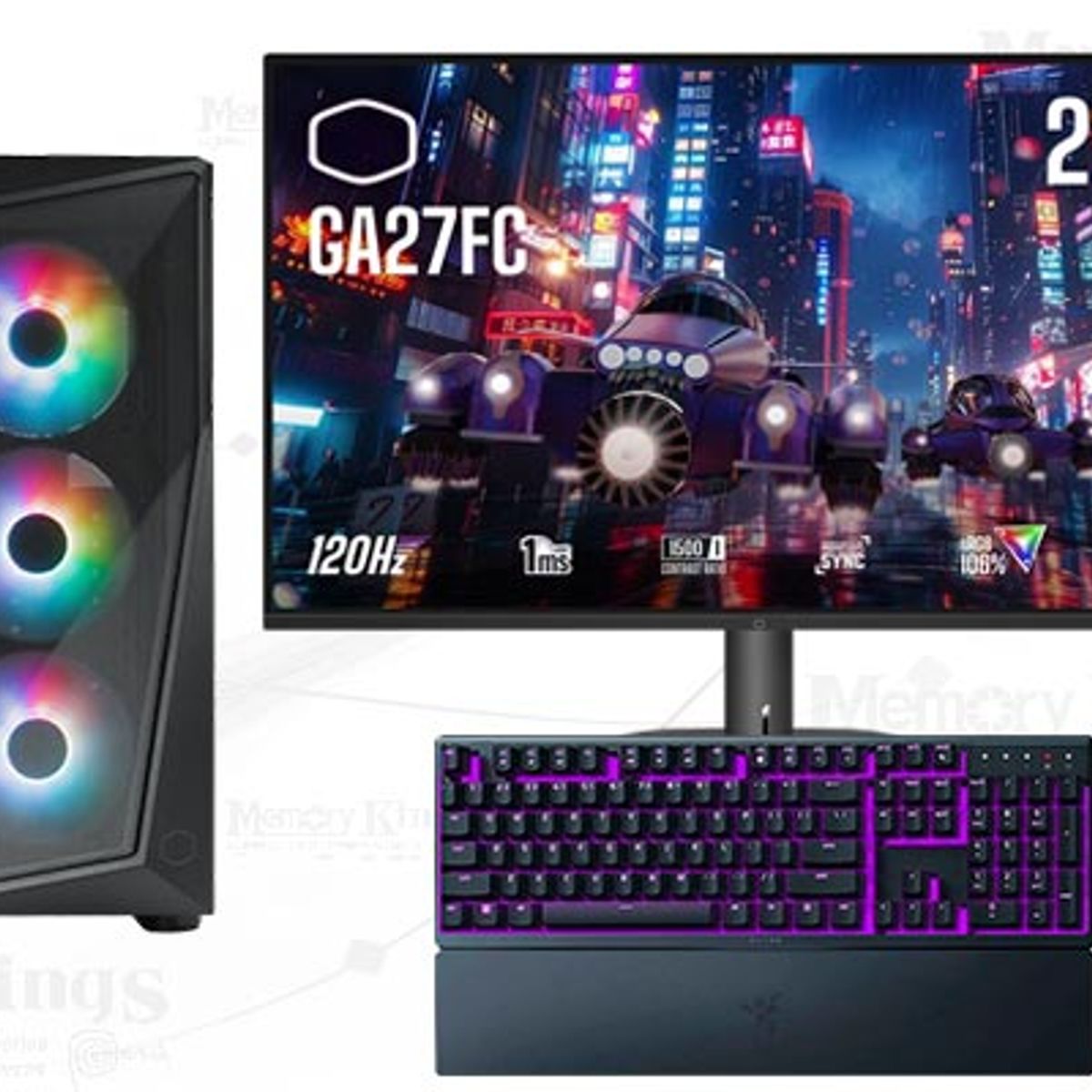 AMD - Computadora Ryzen 5 8400F CMP 520 16GB 1TB 27 RTX 3050 Windows 11