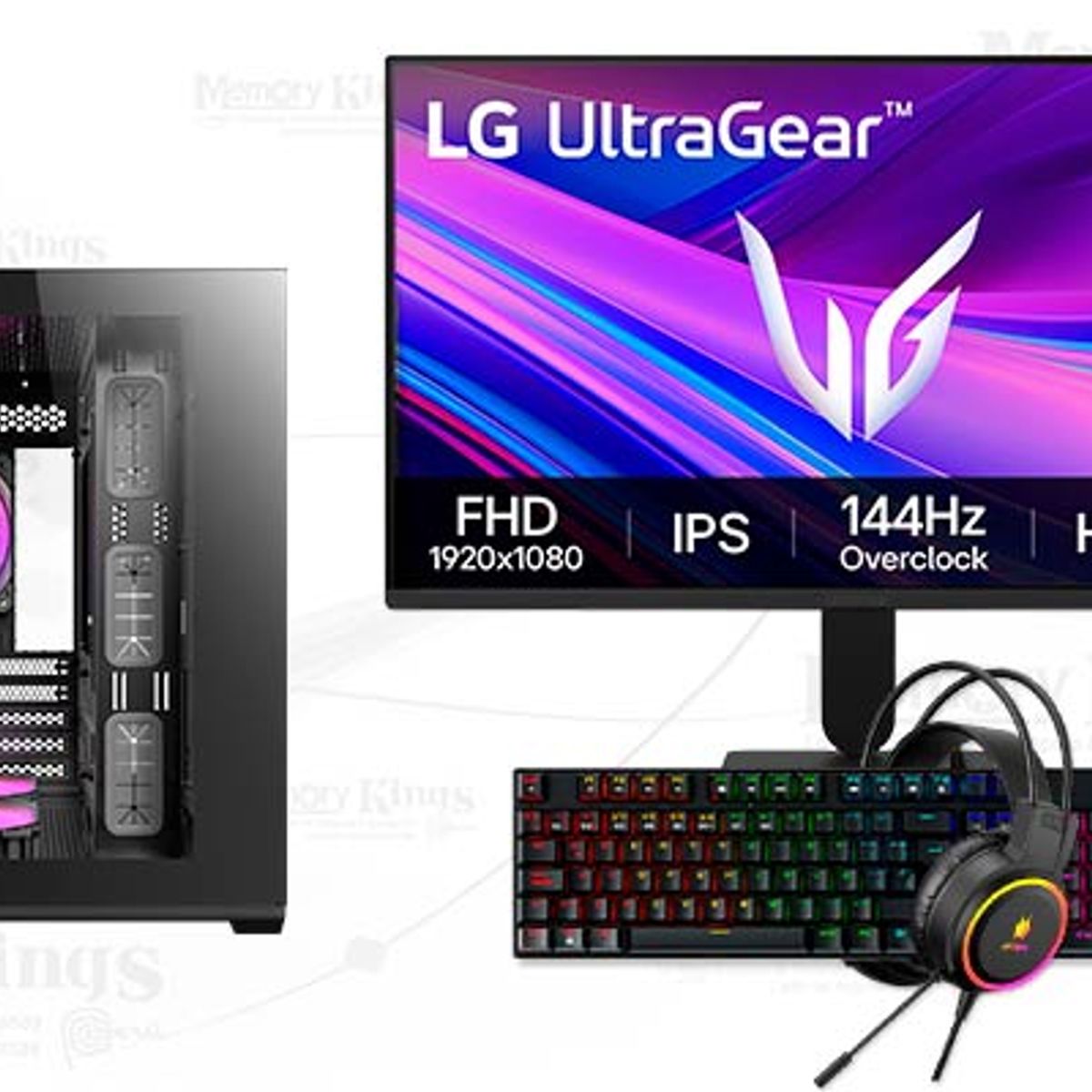 AMD - Computadora Ryzen 5 8400F CX60M 16GB 512GB 24 Intel ARC A380 Windows 11