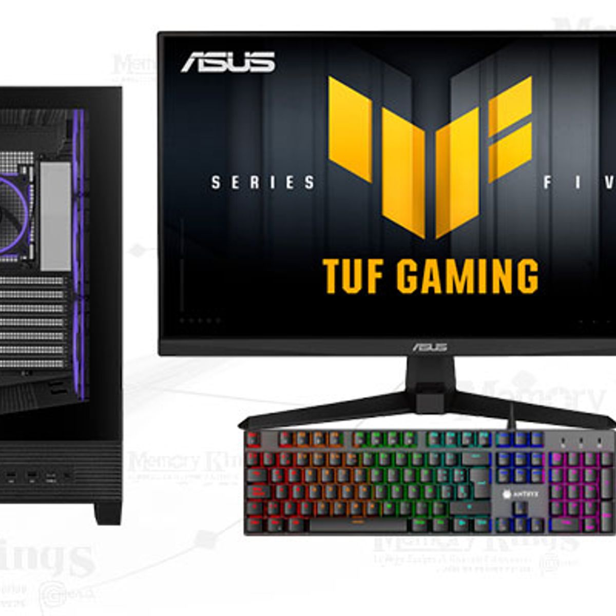 AMD - Computadora Ryzen 7 8700F A31 Plus 16GB 1TB 27 Radeon RX 9060 XT Windows 11