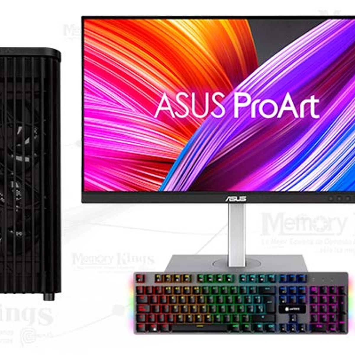 AMD - Computadora Ryzen 7 7800X3D ProArt Wood 16GB 2TB 27 Radeon RX 9060 XT Windows 11