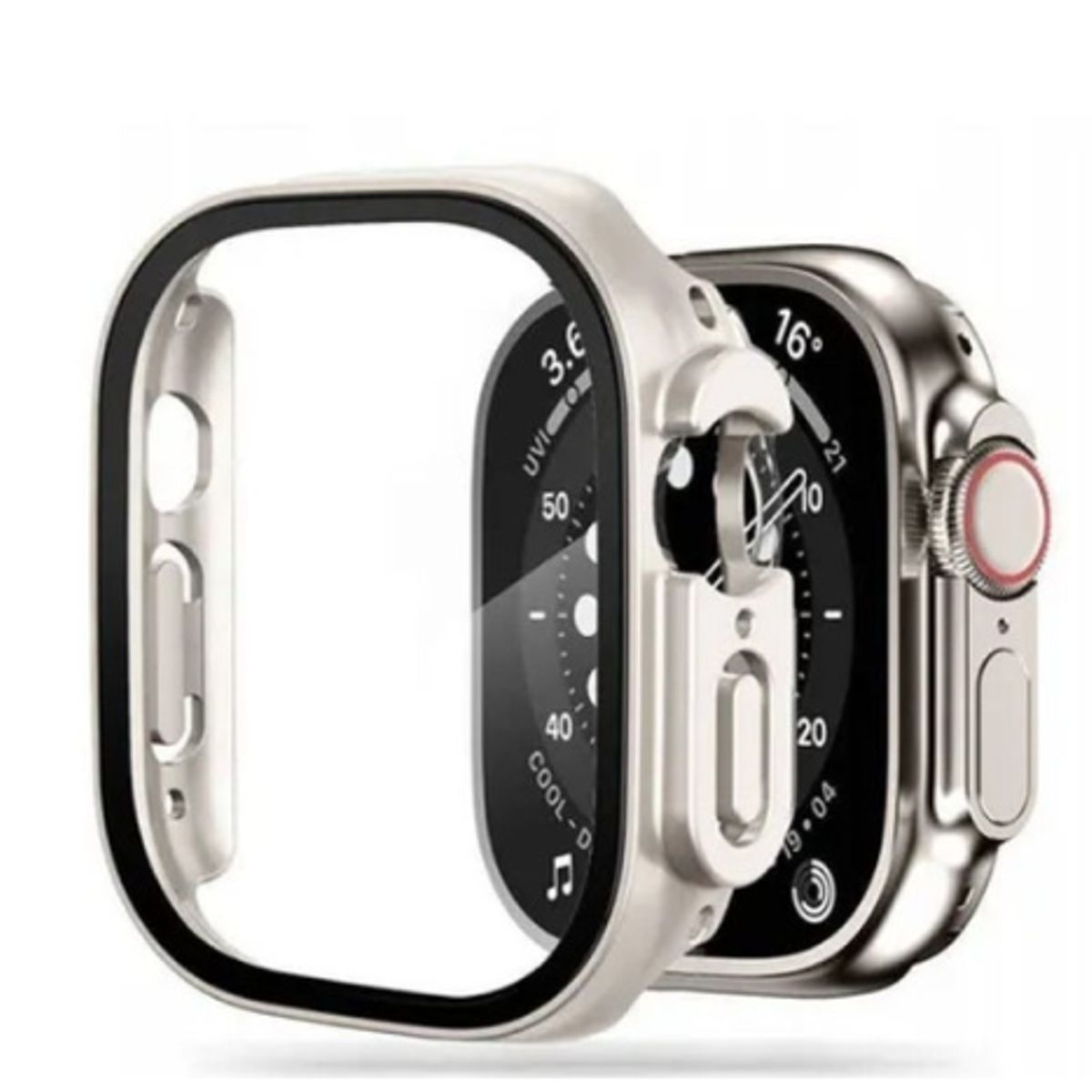GENERICO - Bumpers para Apple Watch Metalizado 40mm - PLATEADO