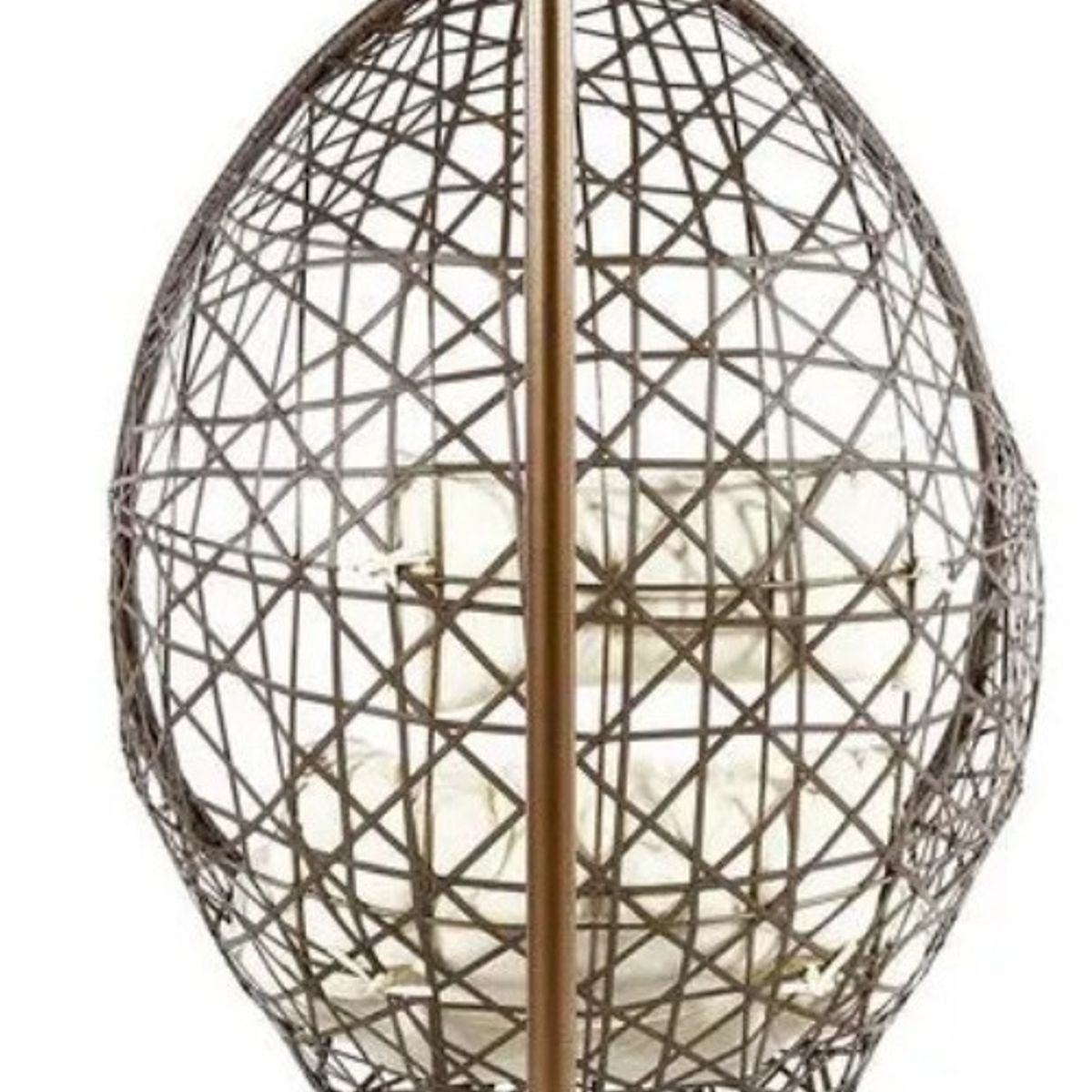 ANYHOGAR - Silla Colgante De Terraza Ratán Pe Café