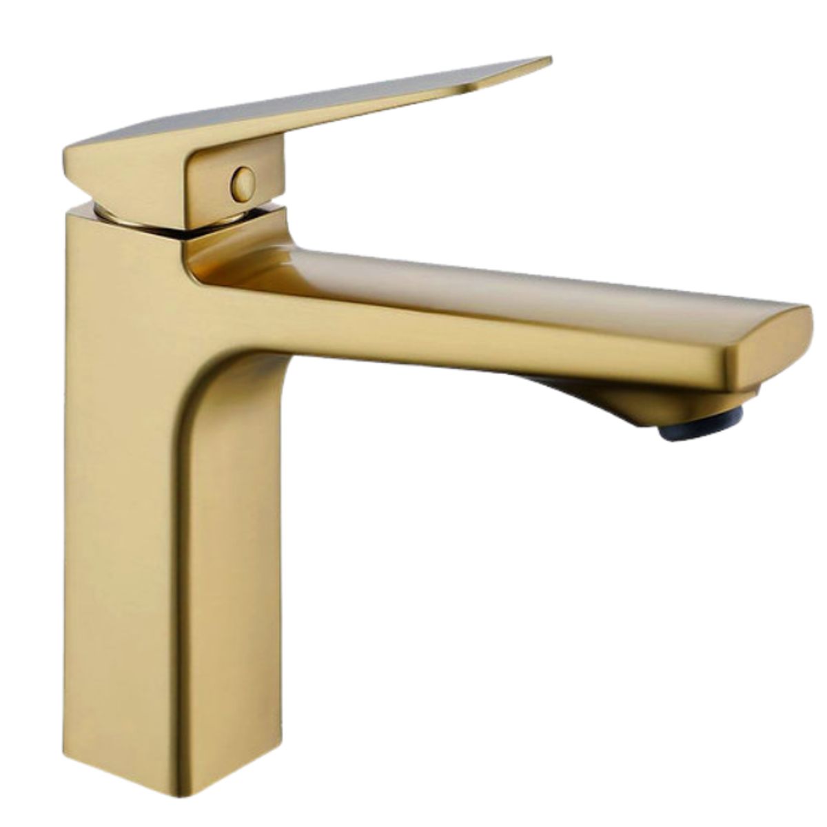 XM - MEZCLADORA MONOCOMANDO DE LAVATORIO  BAJO  DORADO CEPILLADO M817107