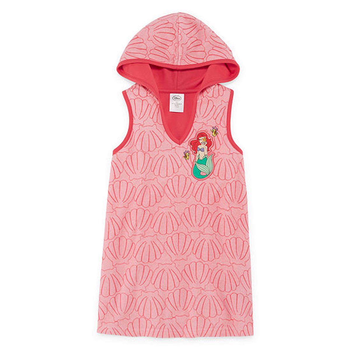 DISNEY CLASICOS - Salida  de baño La Sirenita   Talla   2  para niñas