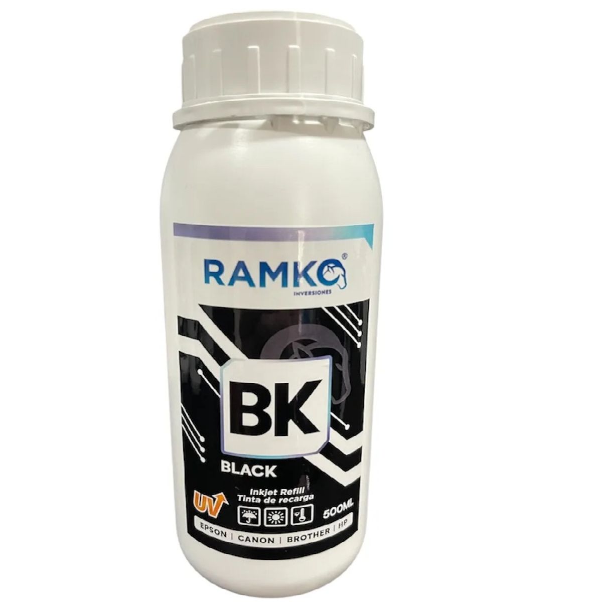 GENERICO - TINTA COMAPTIBLE UV DE 500ML X4 COLORES