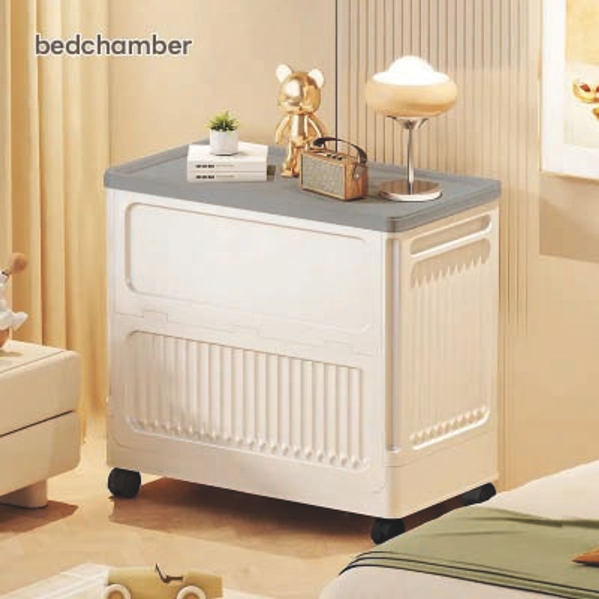 GENERICO - CAJÓN ORGANIZADOR CON RUEDAS  GRAN CAPACIDAD