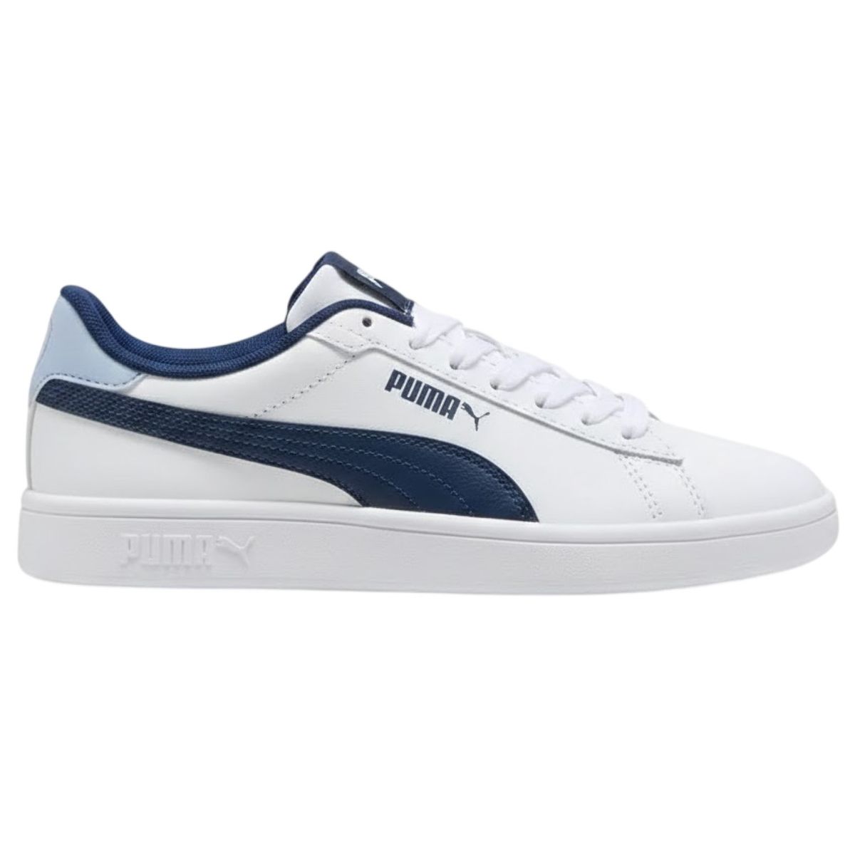 PUMA - Zapatilla Puma Smash 3.0 L Jr 392031 21 Blanco Para Niño