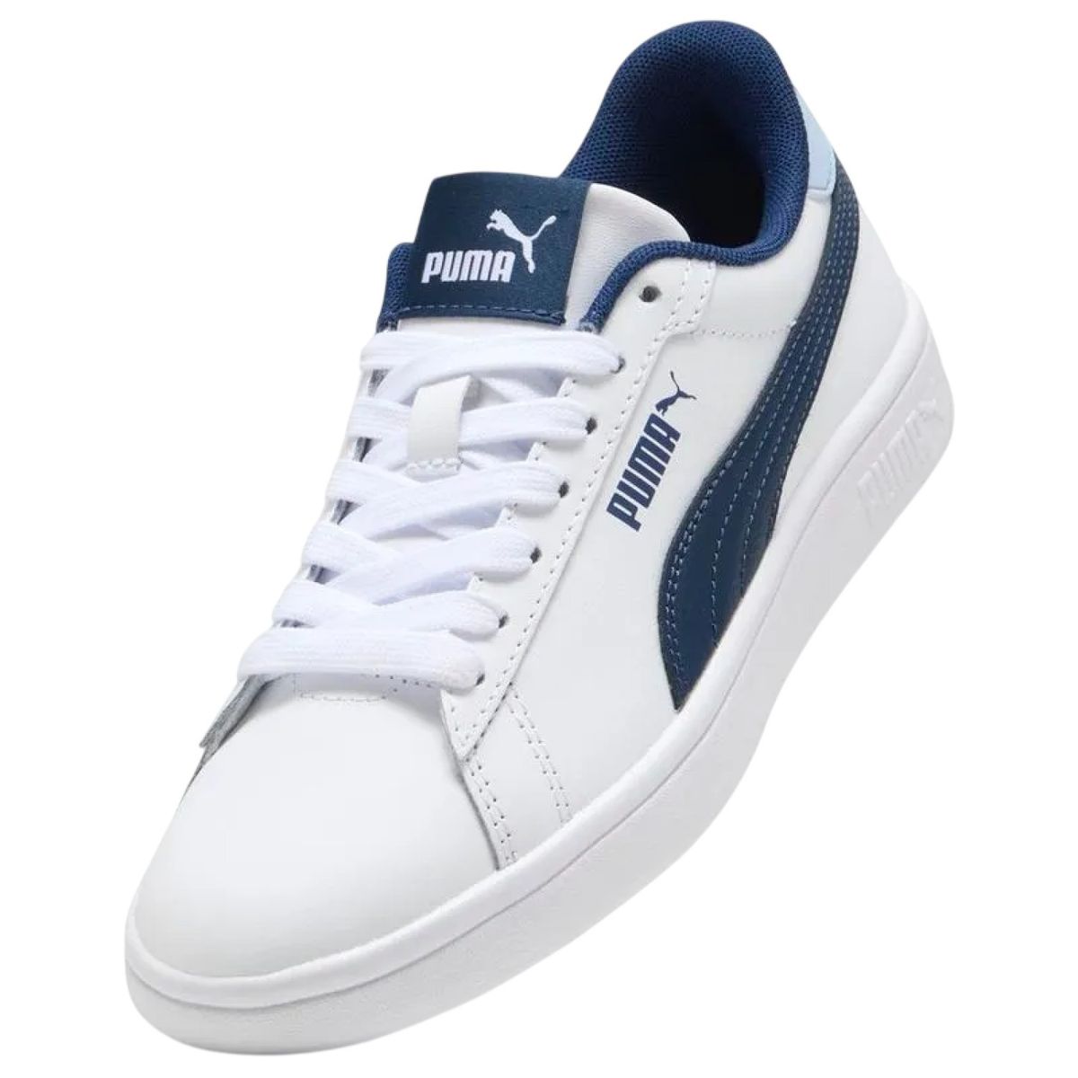 PUMA - Zapatilla Puma Smash 3.0 L Jr 392031 21 Blanco Para Niño