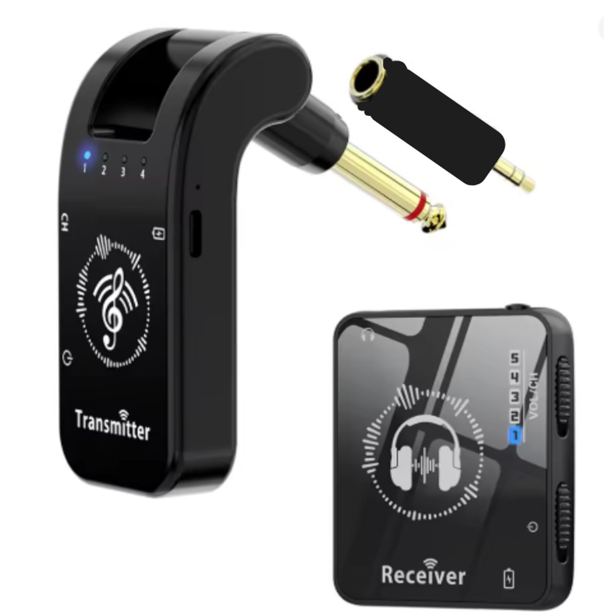 GENERICO - Sistema Inalámbrico para Guitarra In Ear Monitoreo Wireless
