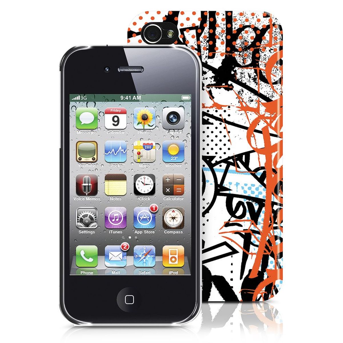 MERKURY INNOVATIONS - Carcasa para iPhone 4/4S Multicolor