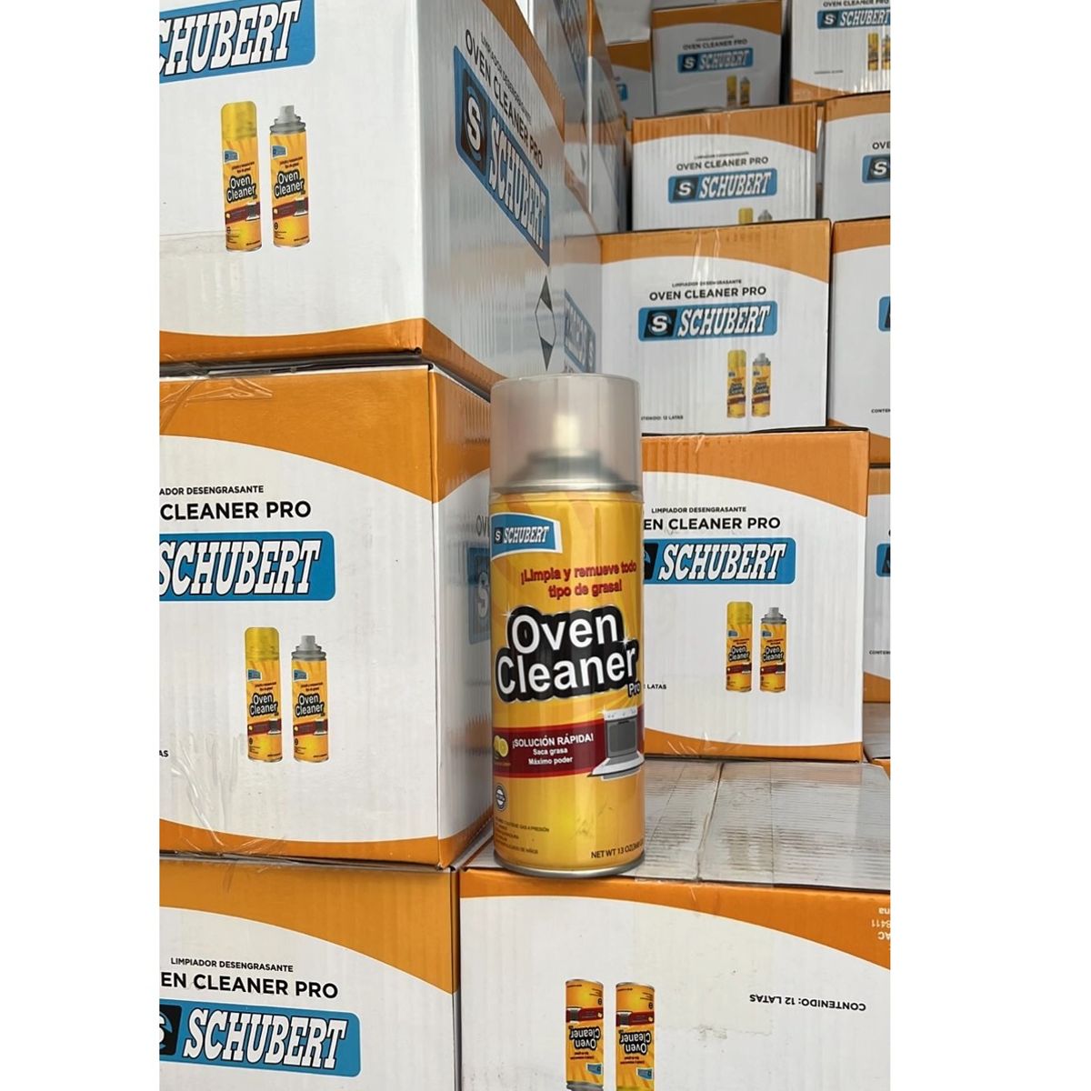 SCHUBERT - Desengrasante Oven Cleaner X 3 UND Espuma Quita Grasa