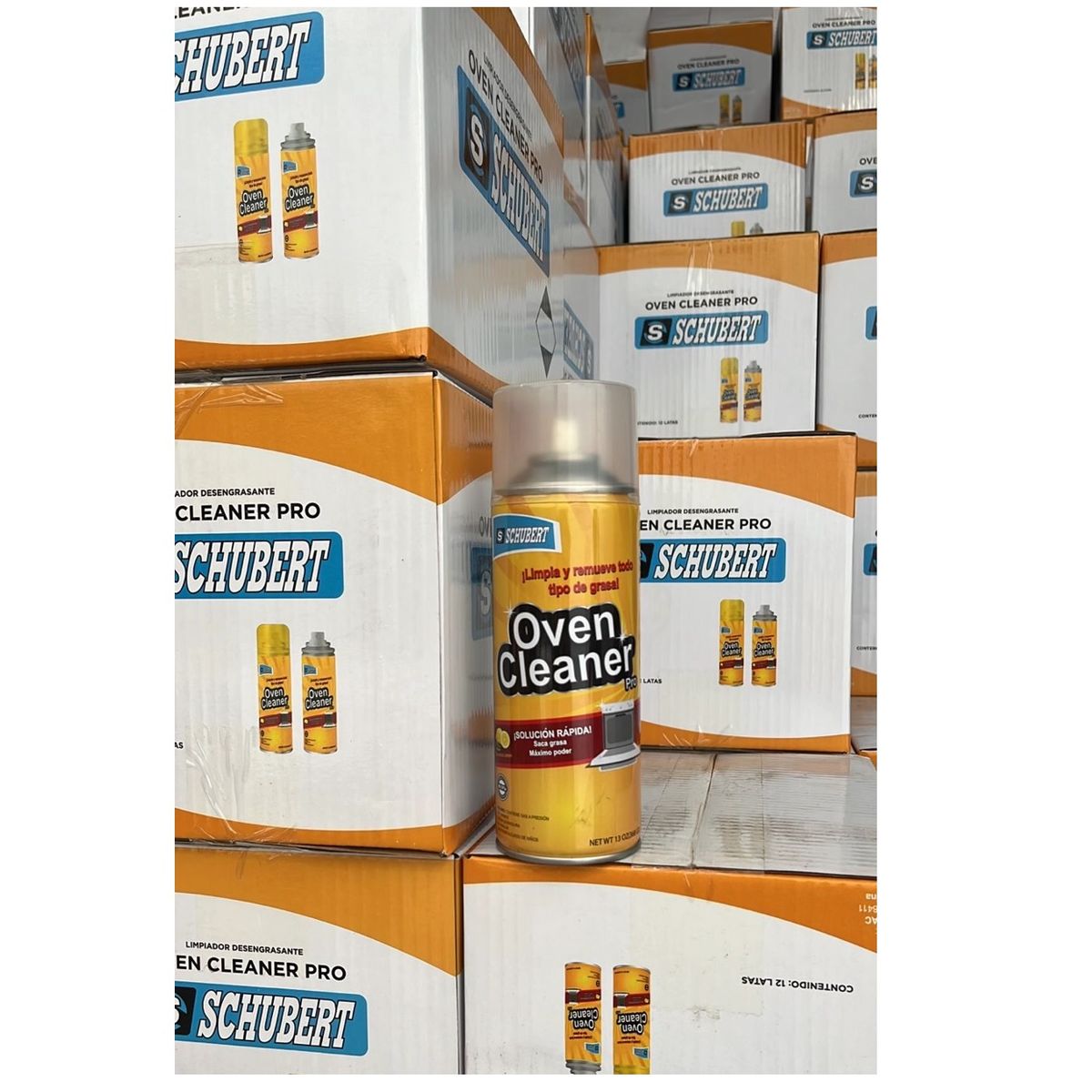 SCHUBERT - Desengrasante Oven Cleaner X 3 UND Espuma Quita Grasa