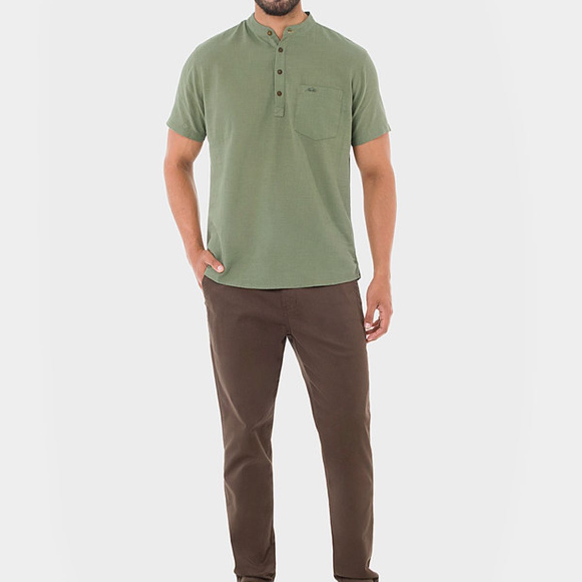 NORTON - Camisa Moda Popelina Klosver Hombre