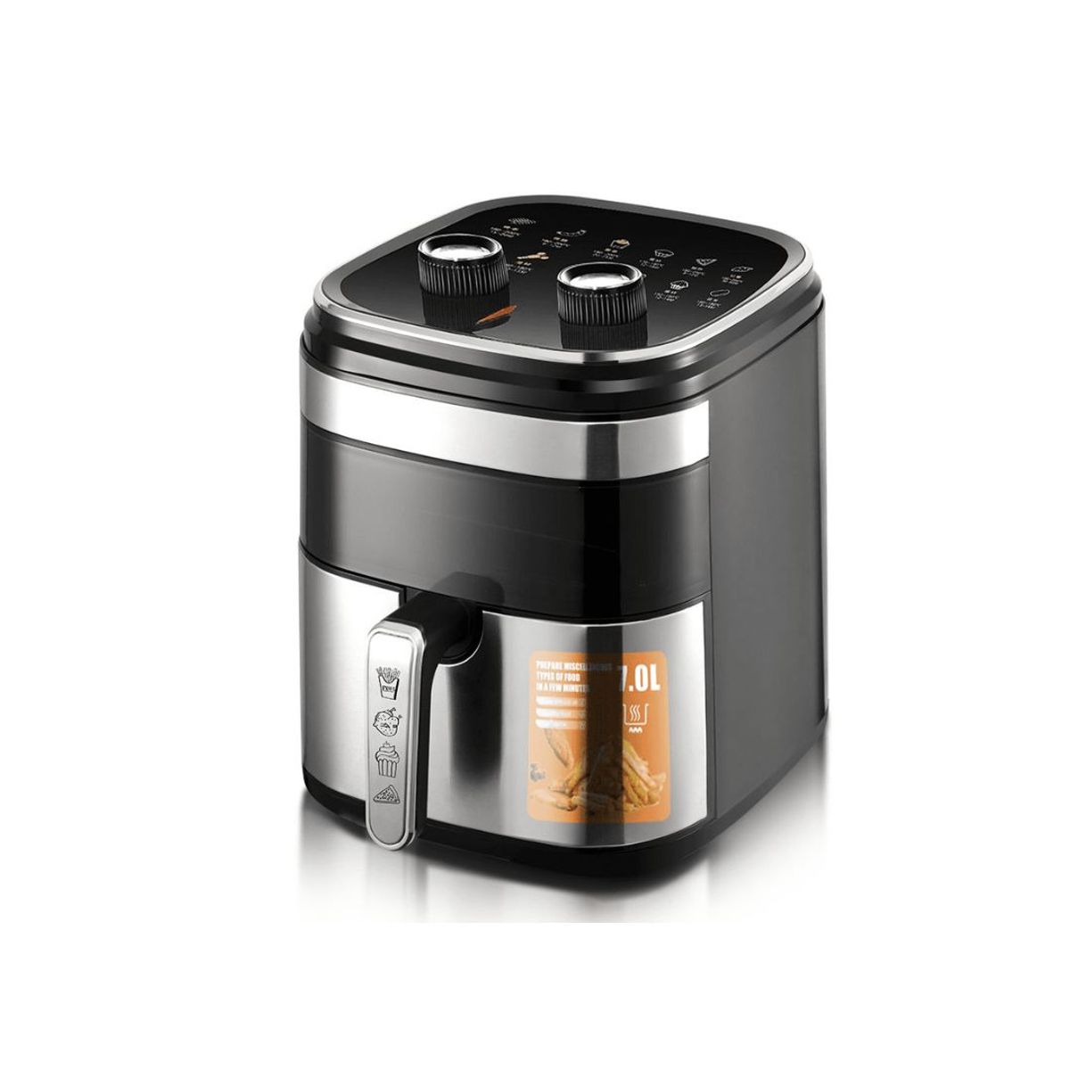 GENERICO - FREIDORA DE AIRE 7L CON PERILLAS