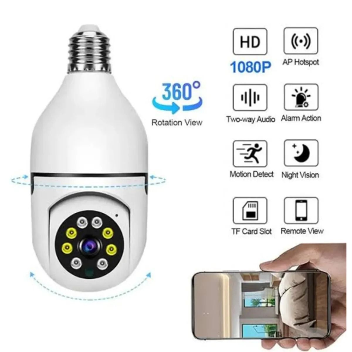 GENERICO - Cámara Modelo foco  y audio Bidireccional